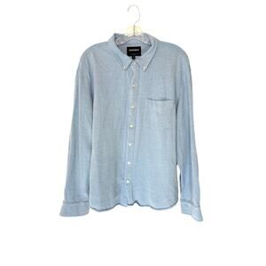 Bonobos Standard Fit‎ Button Down Shirt Men's Blue Long Sleeve Preppy Work XL